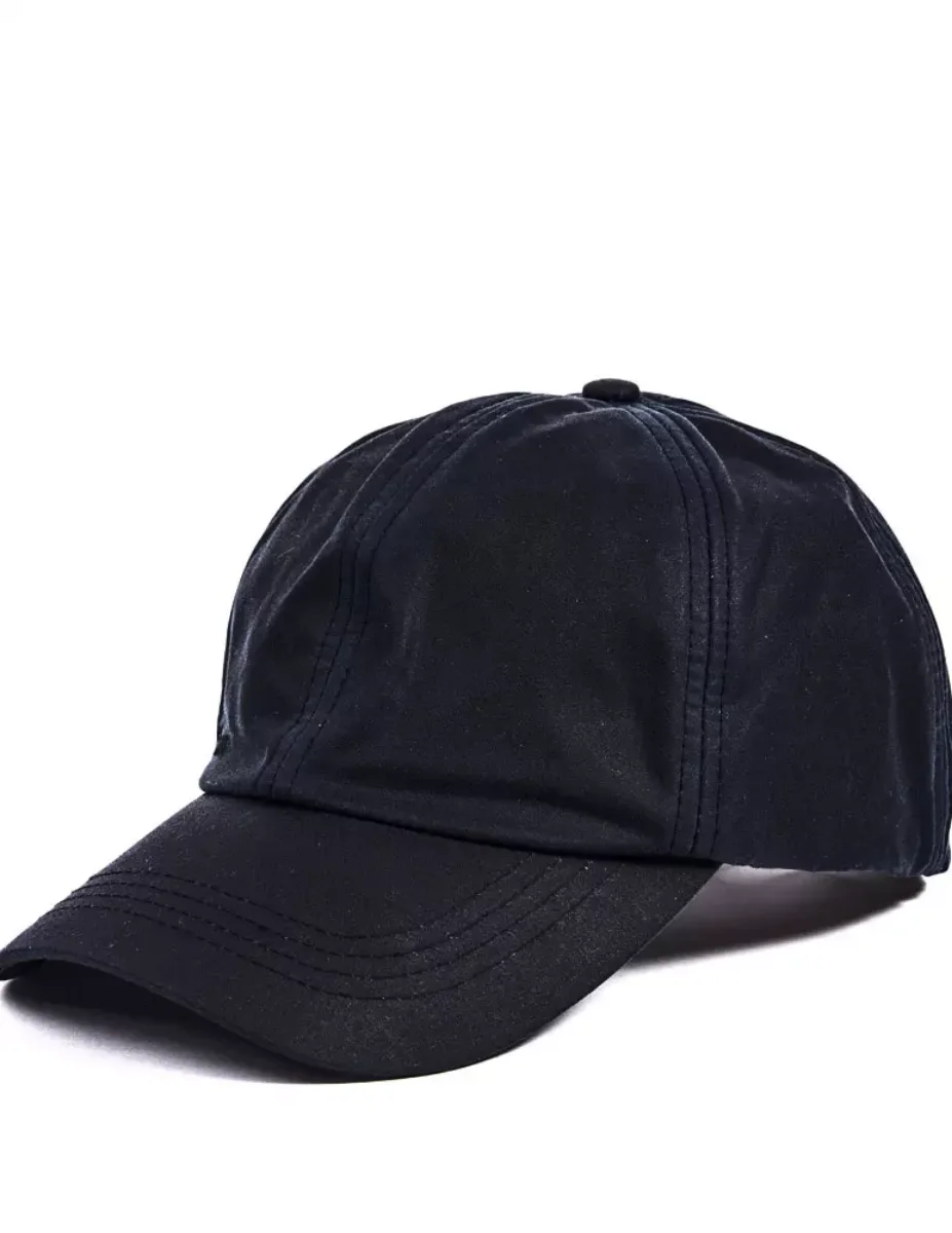 Barbour Prestbury Wax Sports Cap | Navy