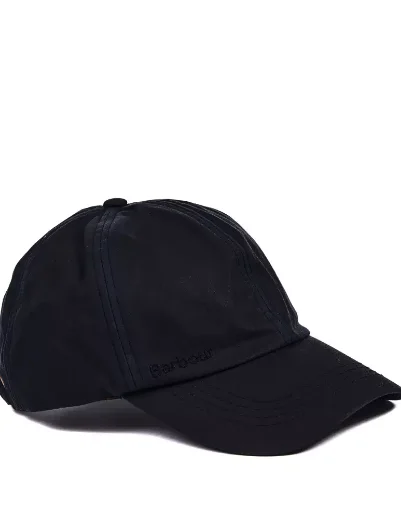 Barbour Prestbury Wax Sports Cap | Navy
