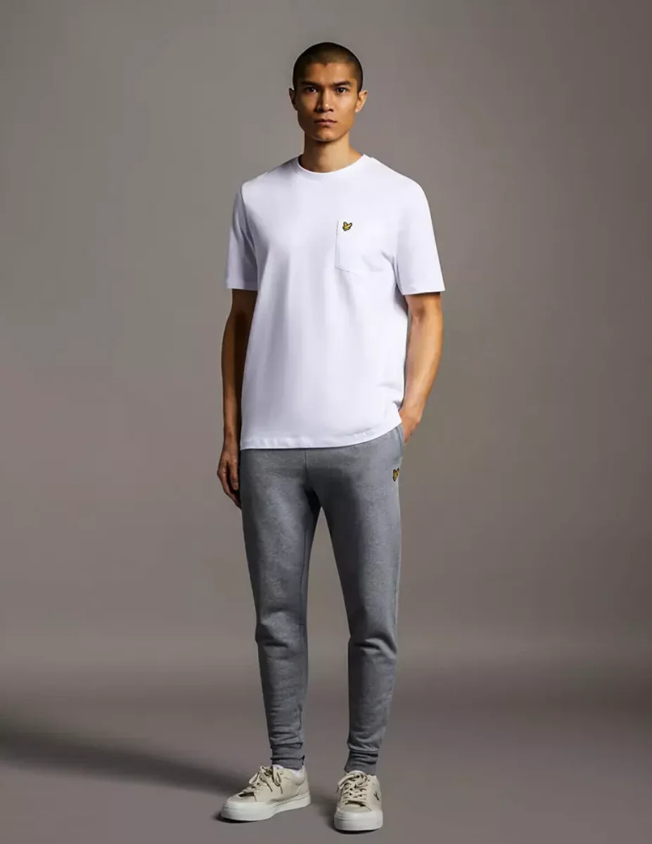 Lyle & Scott Skinny Sweatpant | Mid Grey Marl