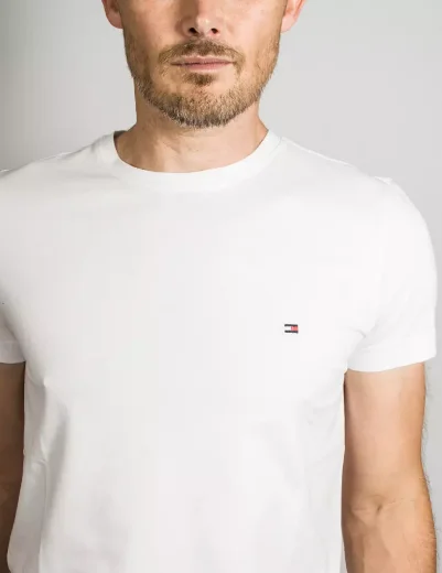 Tommy Hilfiger Stretch Slim Fit T-Shirt | White