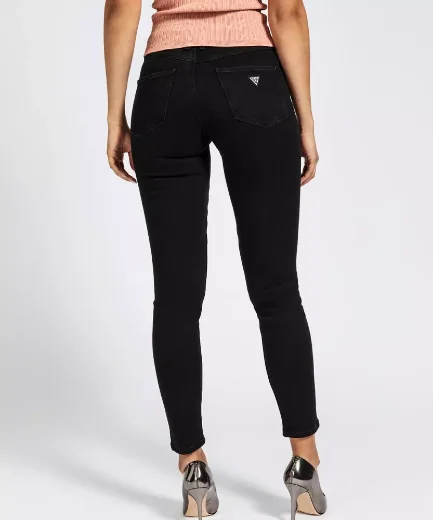 Guess Womens 1981 Hi-Rise Skinny Fit Jean | Black