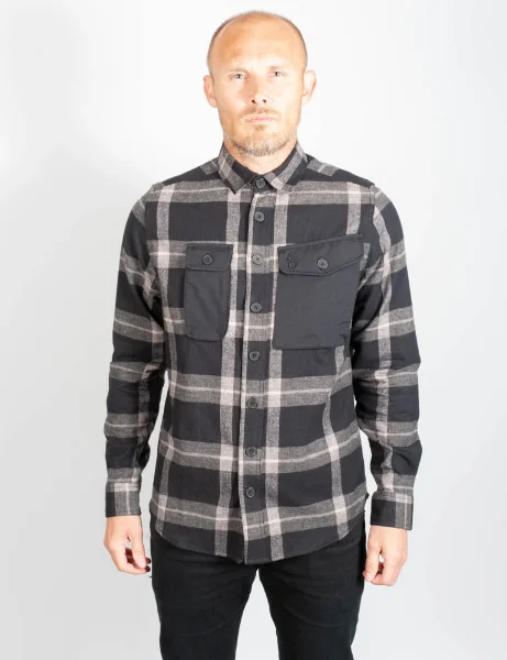 Show details for Luke Johnny Mase 2 Utility Overshirt | Dark Charcoal Luke Johnny Mase 2 Utility Overshirt | Dark Charcoal