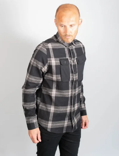 Luke Johnny Mase 2 Utility Overshirt | Dark Charcoal