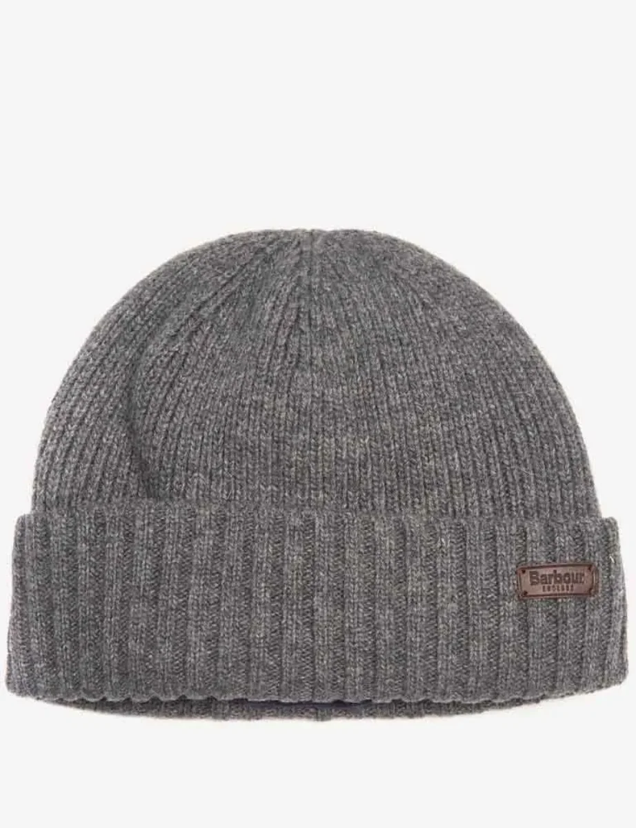 Barbour Mens Carlton Beanie | Grey