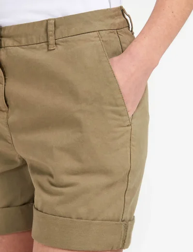 Barbour Women's Chino Short | Khaki