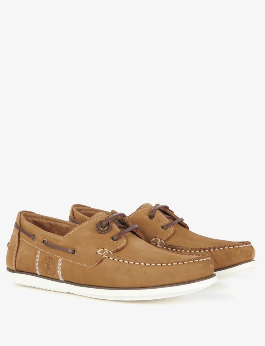 Barbour Wake Boat Shoe | Russet