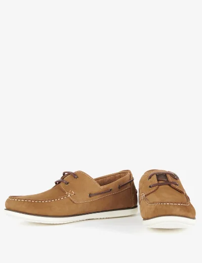Barbour Wake Boat Shoe | Russet
