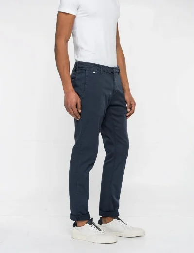 Replay Hyperflex X.L.I.T.E Benni Chino Trouser | Dark Blue