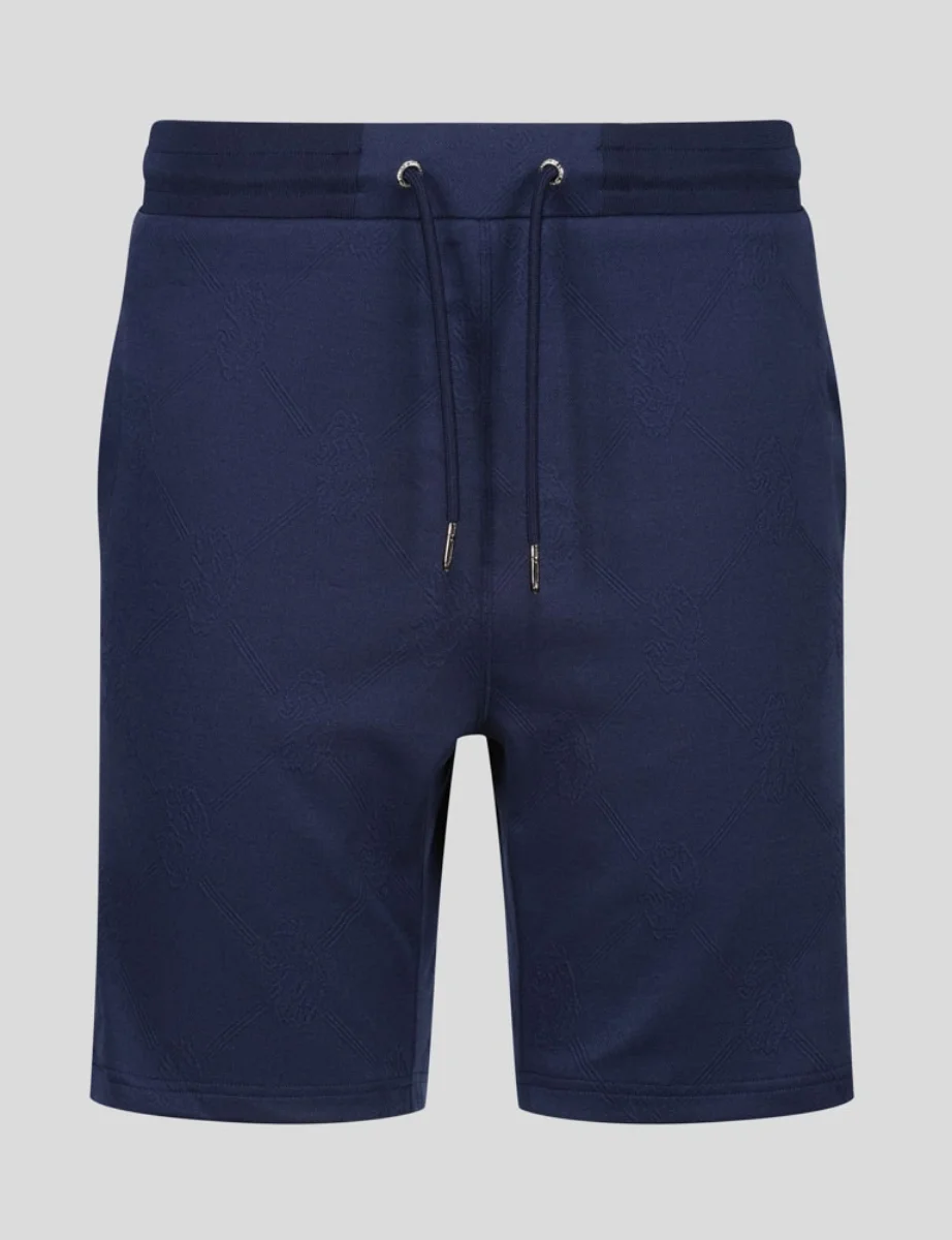 Luke Sport The Lad Jaquard Sweat Short | Navy