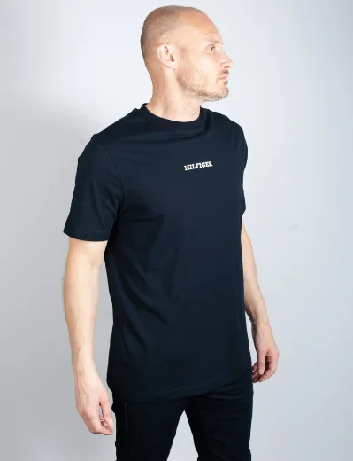 Tommy Hilfiger Monotype Small Logo T-Shirt | Navy