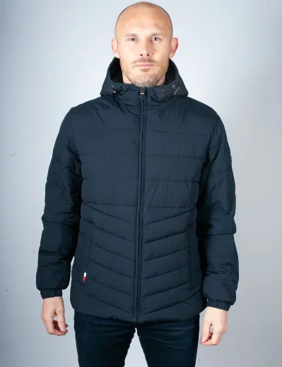 Tommy Hilfiger Branded Hooded Jacket | Navy