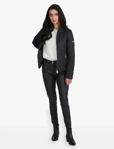 Barbour Intl Womens Formation Quilted Jacket | Black