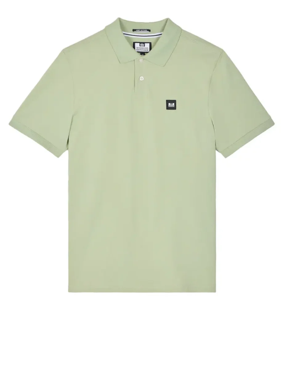 Weekend Offender Caneiros Polo Shirt | Pale Moss