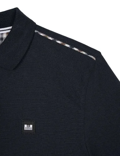 Weekend Offender Sakai Polo Shirt | Navy / House Check