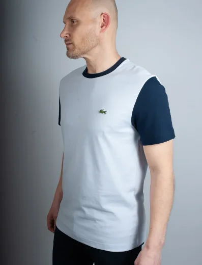 Lacoste Coloublock Regular Fit T-Shirt | Light Blue