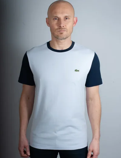 Lacoste Coloublock Regular Fit T-Shirt | Light Blue