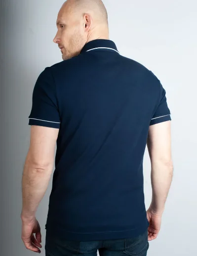 Lacoste Men's Smart Paris Polo With Contrast Trim | Navy