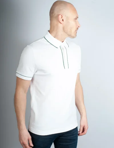 Lacoste Men's Smart Paris Polo With Contrast Trim | White