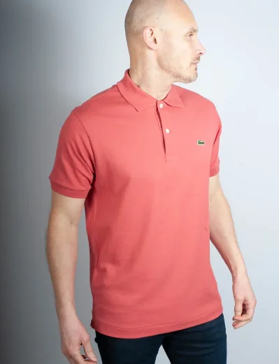 Lacoste Men's L.12.12. Pique Polo Shirt | Sierra Red