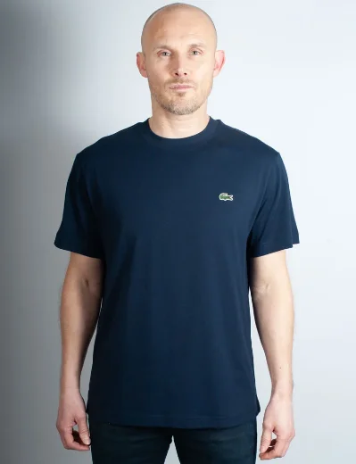 Lacoste Classic Fit Crew Neck T-Shirt | Navy