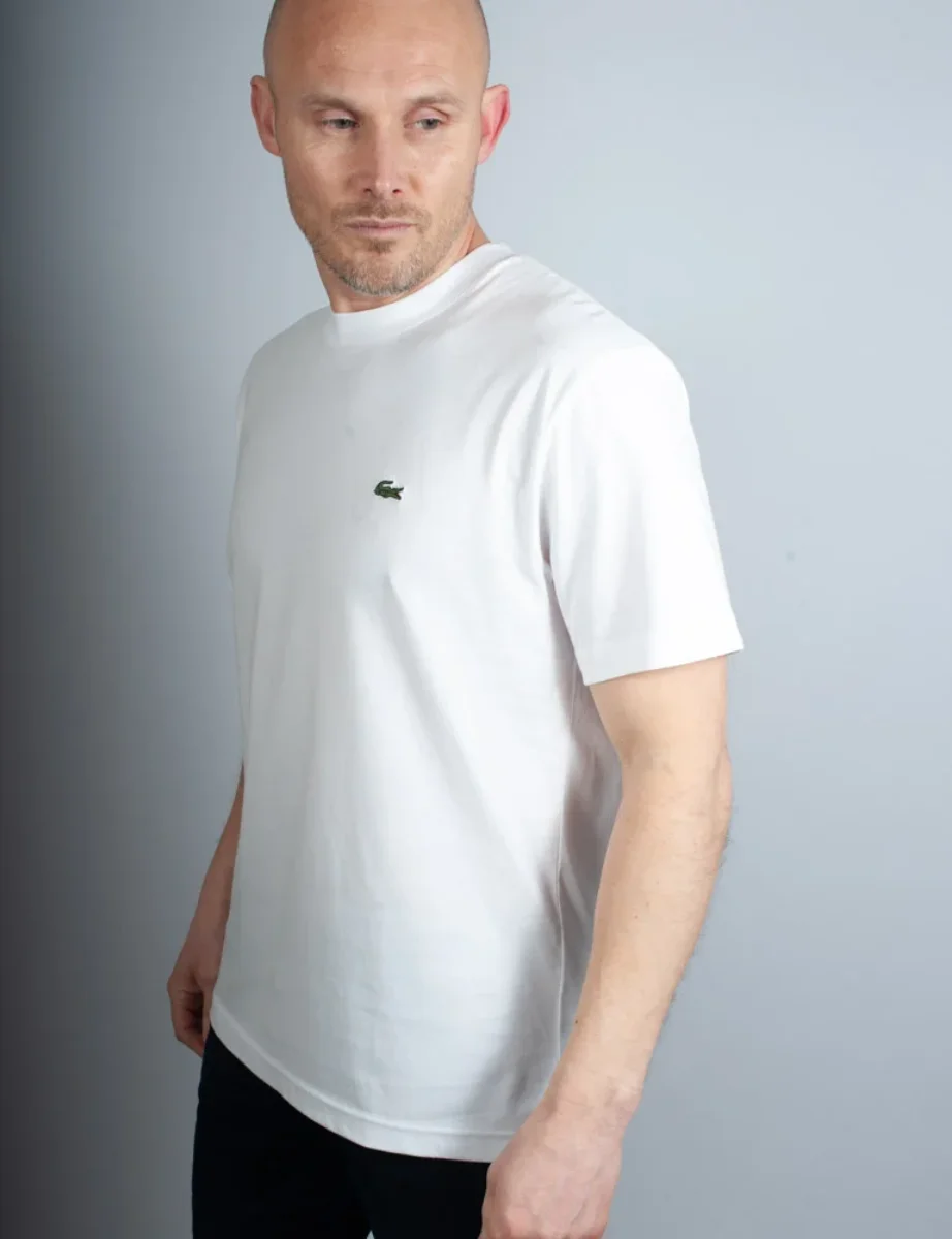 Lacoste Classic Fit Crew Neck T-Shirt | White