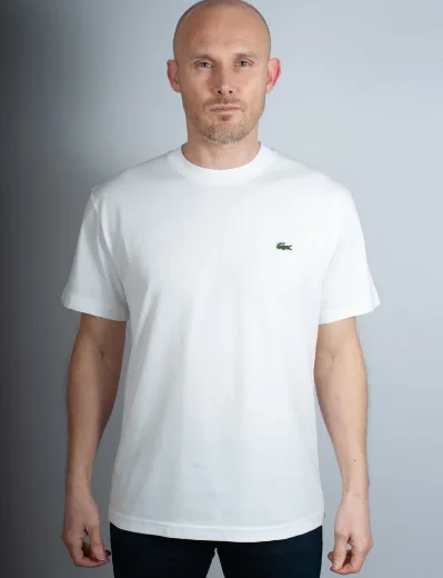 Lacoste Classic Fit Crew Neck T-Shirt | White