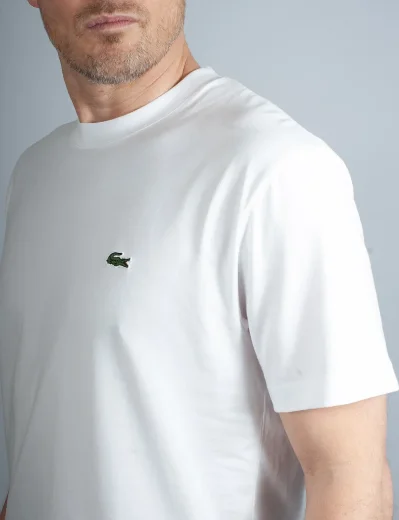 Lacoste Classic Fit Crew Neck T-Shirt | White