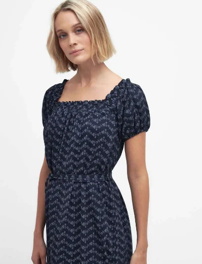 Barbour Women's Hollowtree Midi Dress | Navy