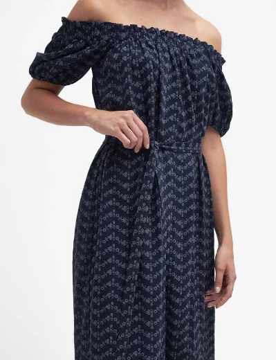 Barbour Women's Hollowtree Midi Dress | Navy