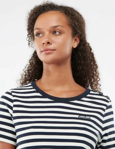 Barbour Women's Ferryside Stripe Top | Navy