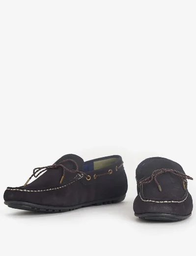 Barbour Jenson Driving Loafer | Navy Suede