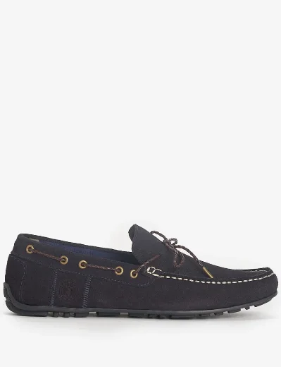 Barbour Jenson Driving Loafer | Navy Suede