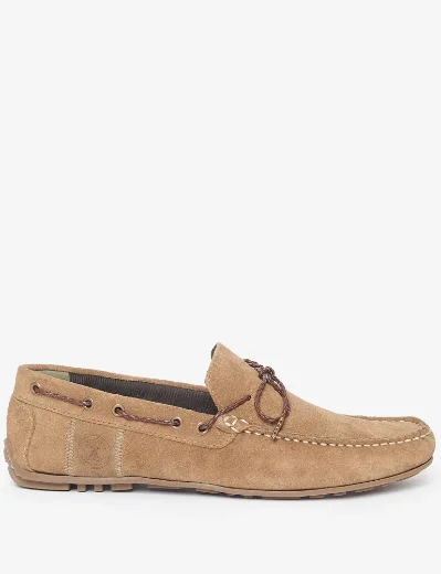 Barbour Jenson Driving Loafer | Taupe Suede