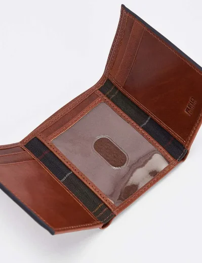 Barbour Torridon Leather Bifold Wallet | Cognac