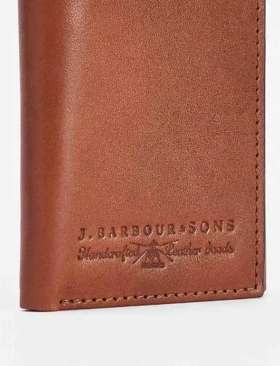 Barbour Torridon Leather Bifold Wallet | Cognac