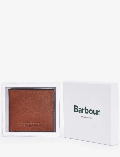 Barbour Torridon Leather Wallet | Cognac