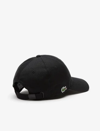 Lacoste Organic Cotton Twill Cap | Black