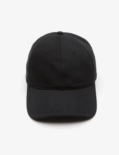 Lacoste Organic Cotton Twill Cap | Black