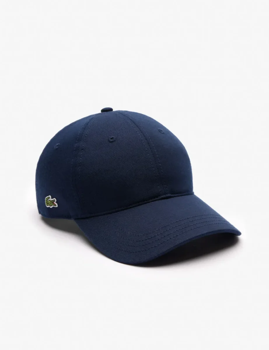 Lacoste Organic Cotton Twill Cap | Navy