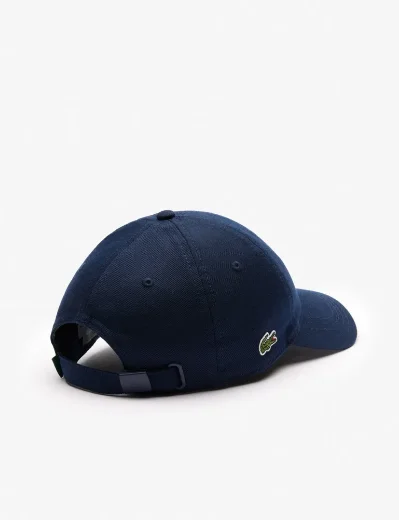 Lacoste Organic Cotton Twill Cap | Navy