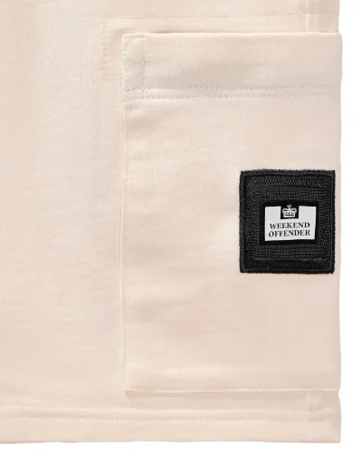 Weekend Offender Hawkins Sweat Short | Alabaster