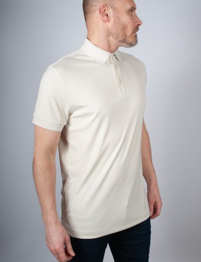 J.Lindeberg Tour Tech Regular Fit Polo | Almond Milk