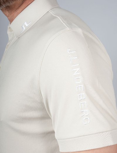 J.Lindeberg Tour Tech Regular Fit Polo | Almond Milk