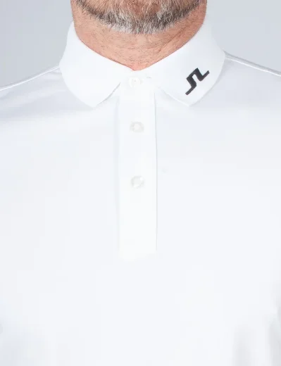 J.Lindeberg Heath Regular Fit Polo Shirt | White