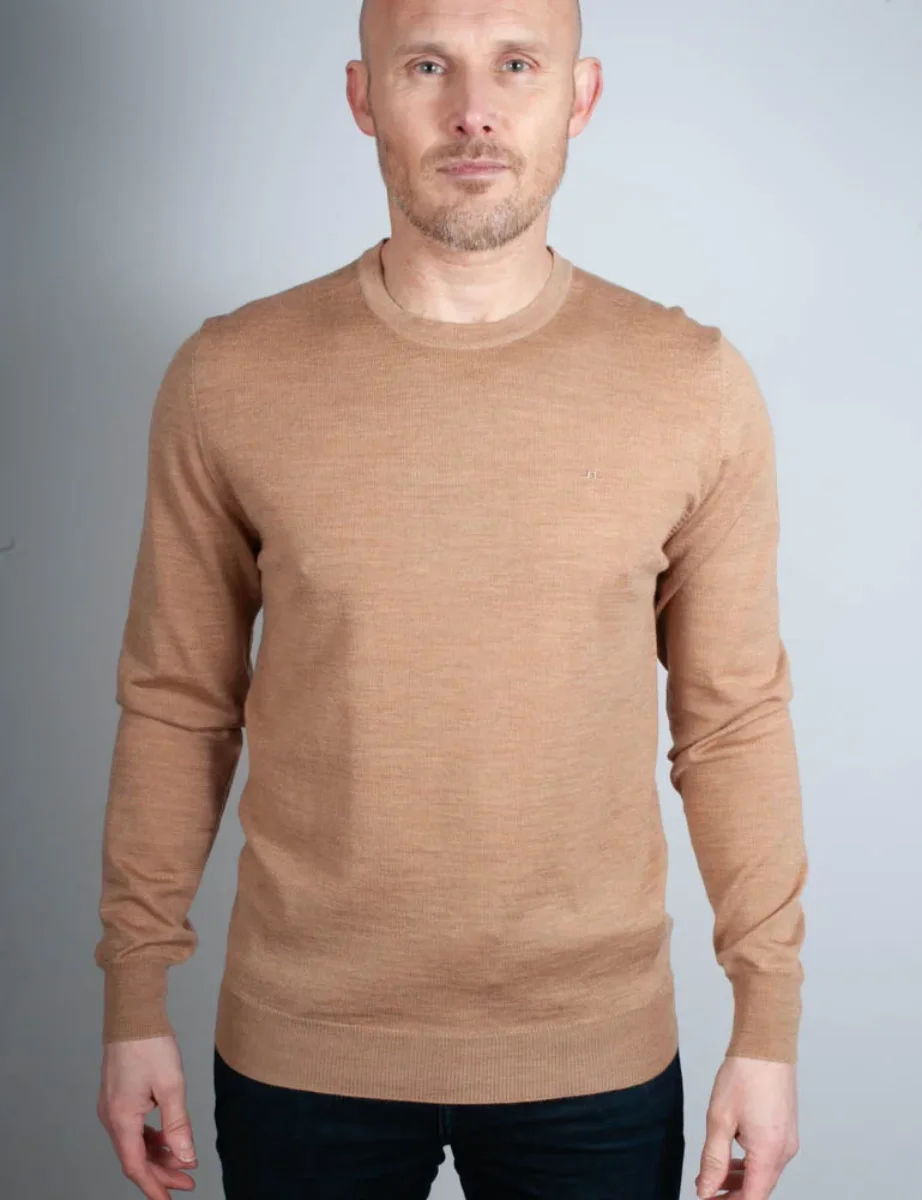 J.Lindeberg Lyle Merino Sweater | Brown