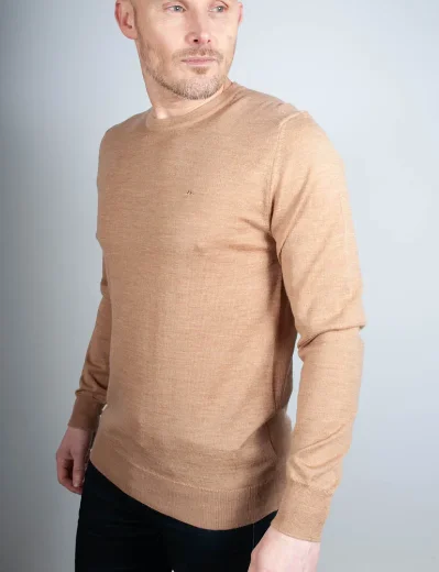 J.Lindeberg Lyle Merino Sweater | Brown