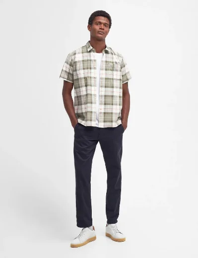 Barbour Gordon Regular Fit  Shirt | Glenmore Olive