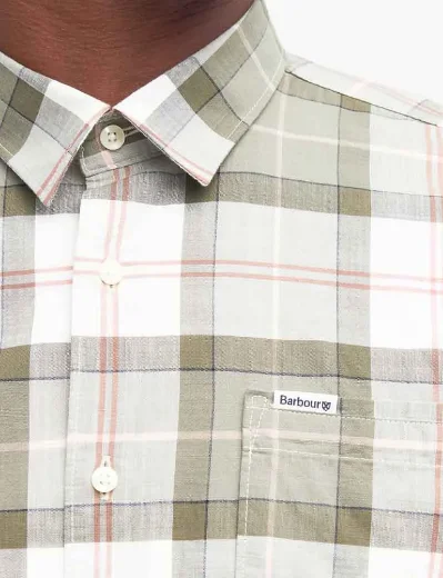 Barbour Gordon Regular Fit  Shirt | Glenmore Olive