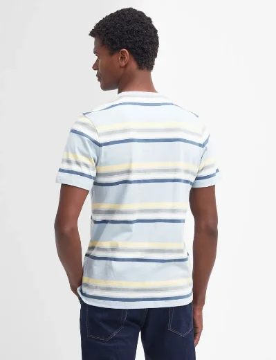 Barbour Hamstead Striped T-Shirt | Niagara Mist