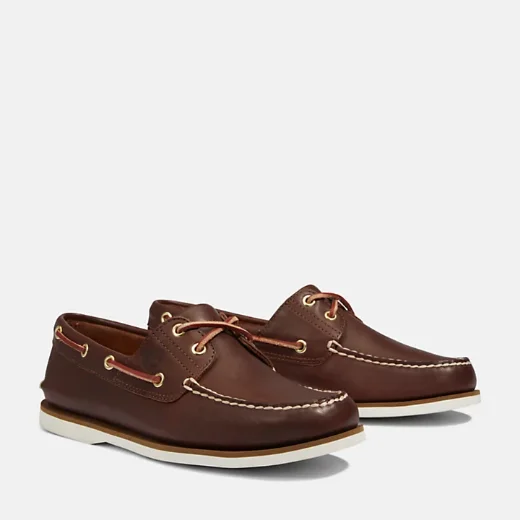 Timberland Men's Classic Two-Eye Boat Shoe | Dark Brown